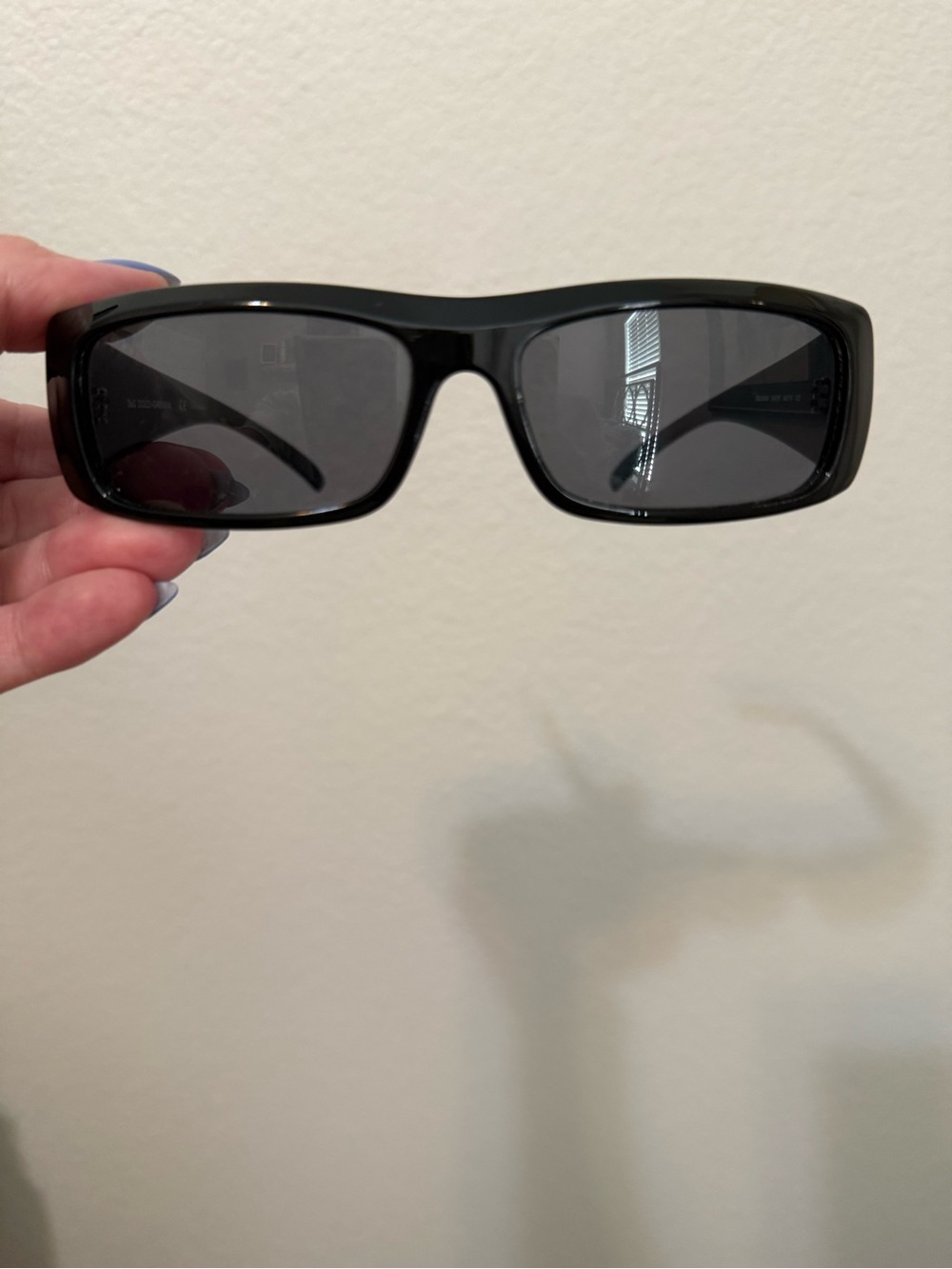 Dolce & Gabbana Black Rectangular Men's Sunglasses
